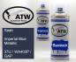 Preview: Saab, Imperial Blue Metallic, 37U / WA403P / GAP: 400ml Sprühdose + 400ml Klarlack - Set, von ATW Autoteile West.